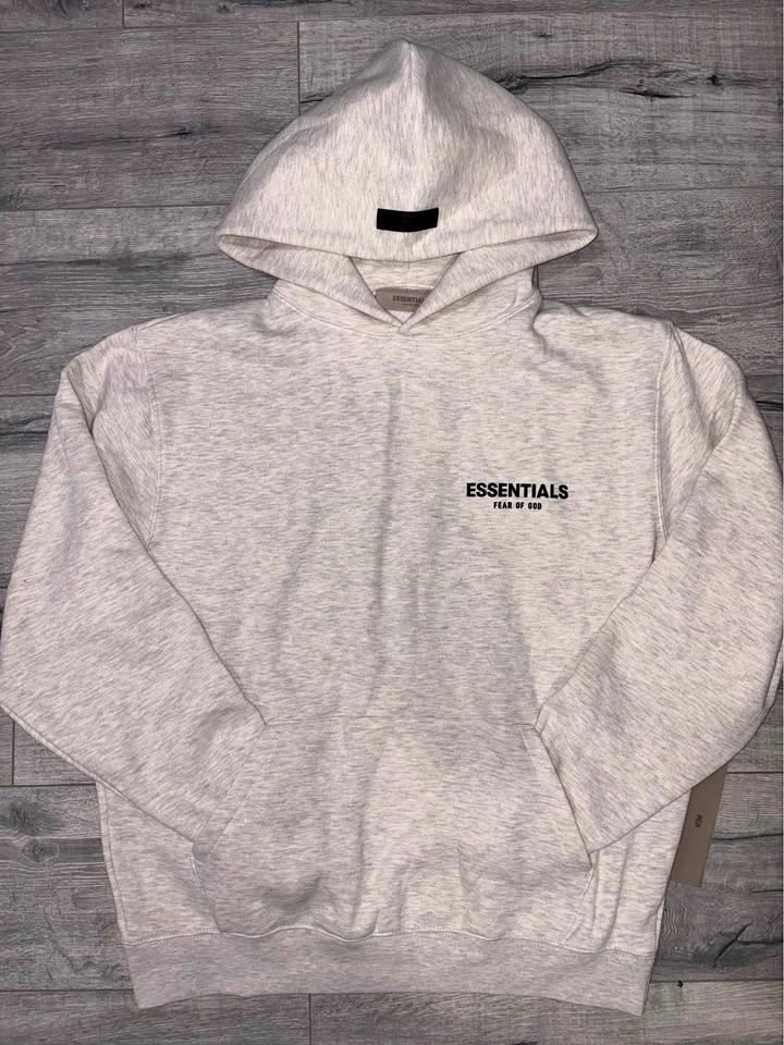 FOG Essentials Hoodie white oatmeal