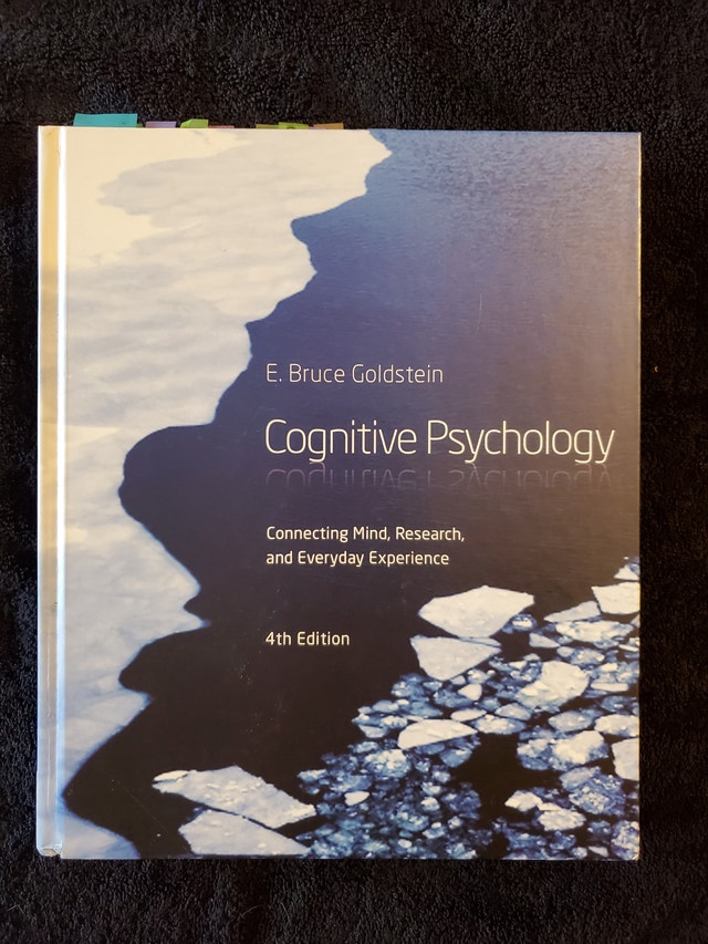 Cognitive Psychology Textbook E. Bruce Goldstein 4th Edition
