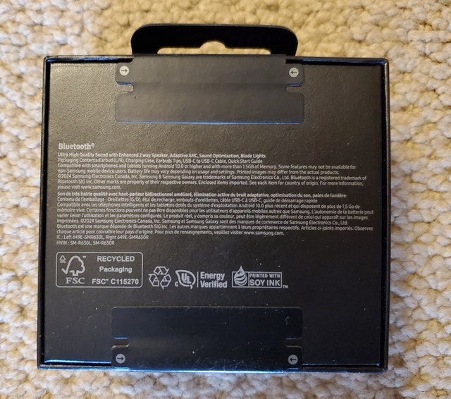 BRAND NEW Samsung Galaxy Buds3 Pro Black - photo 2