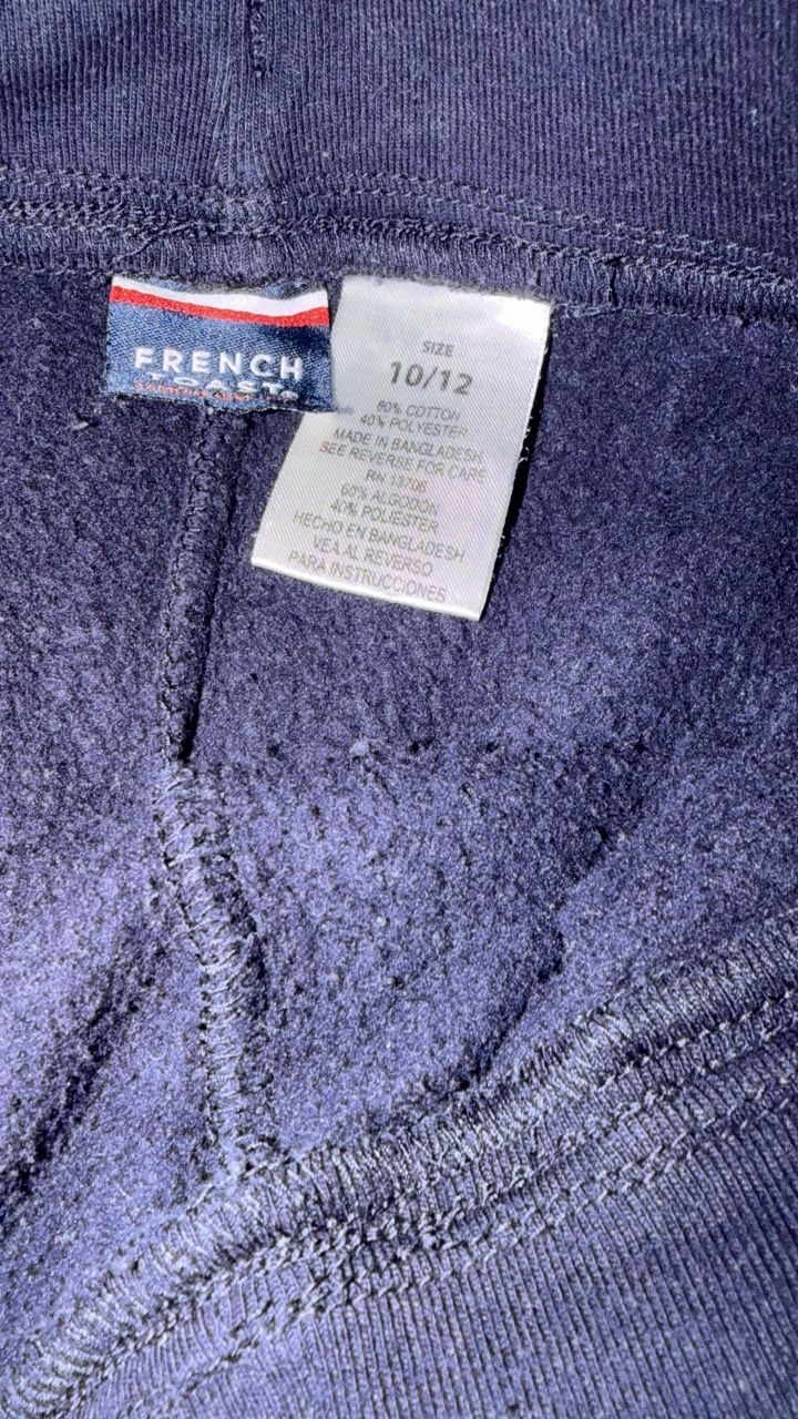 French Toast Joggers Navy Blue Size 10/12 Youth - photo 2