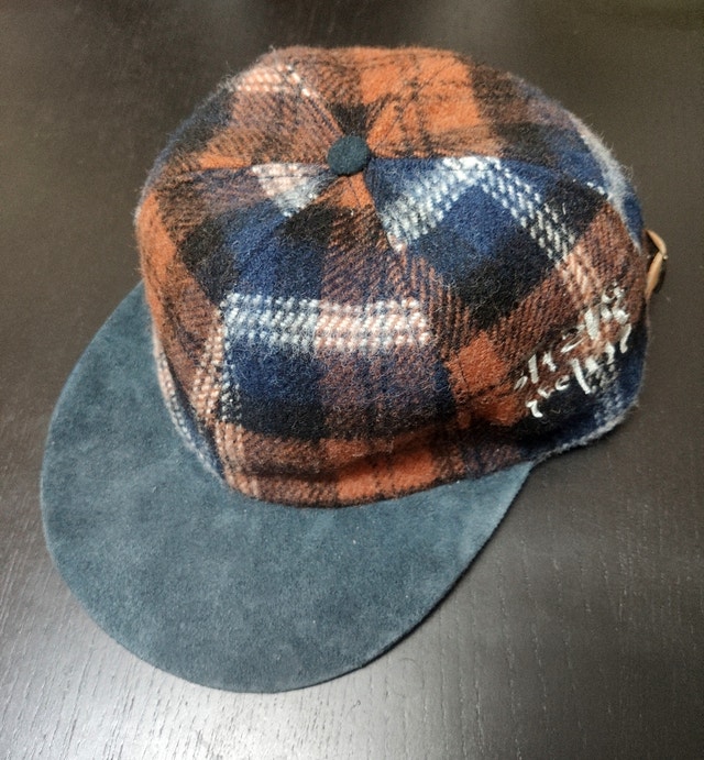 Vintage Merkley Headgear Wool Suede Peak Hat