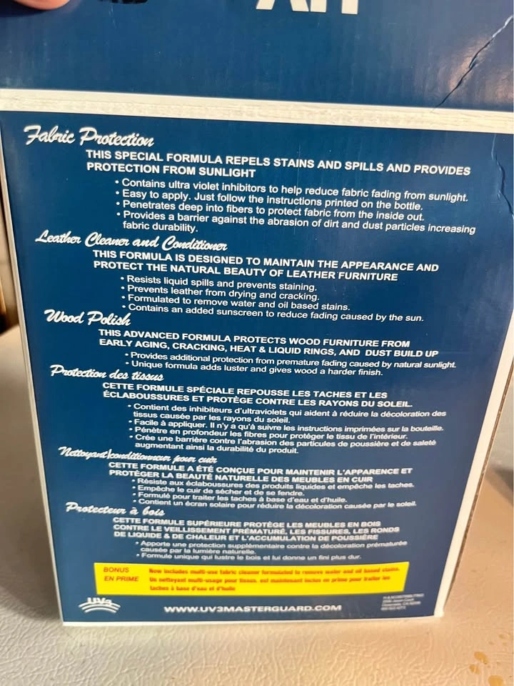 UV3 Masterguard Complete Furniture Care Package - photo 2