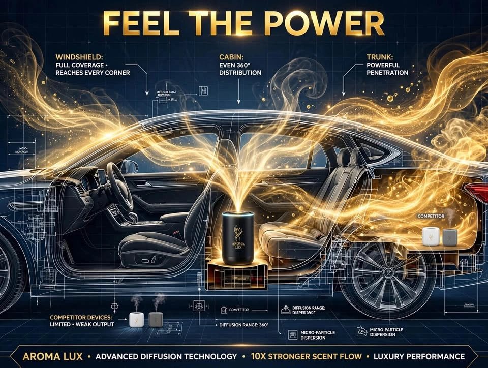 Premium Car Diffuser Bundle: 1 Diffuser + 2 Refill Bottles - photo 5