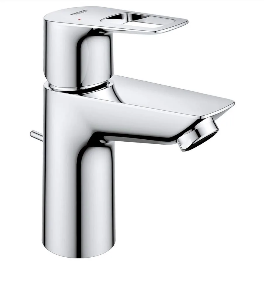 Single Hole Bathroom Faucet Chrome with Drain thumbnail