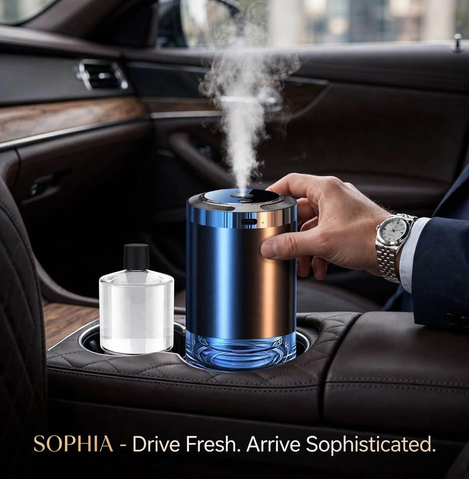 Sophia® Smart Car Diffuser + Essential Oil - photo 4