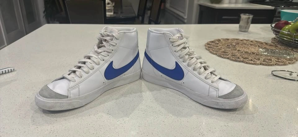 Nike Blazer Mid '77 White/Blue - photo 4