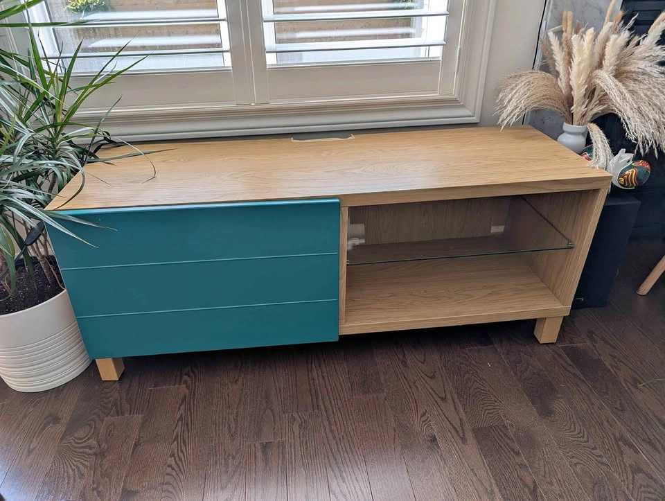 📺 IKEA BESTÅ TV Bench – Oak Effect – $50