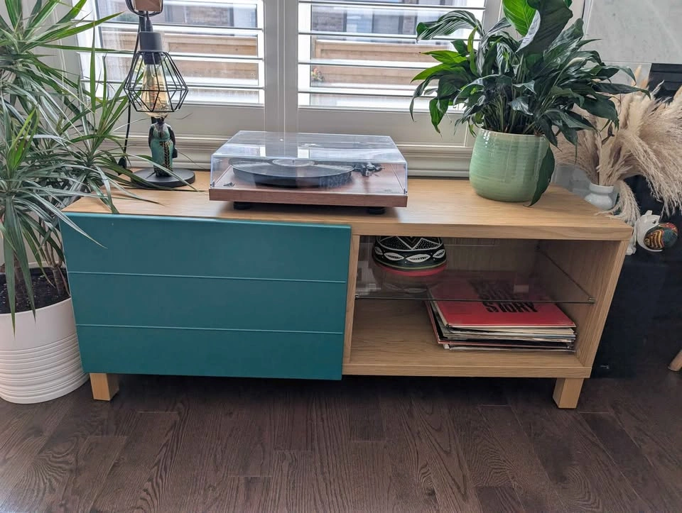 📺 IKEA BESTÅ TV Bench – Oak Effect – $50 - photo 2