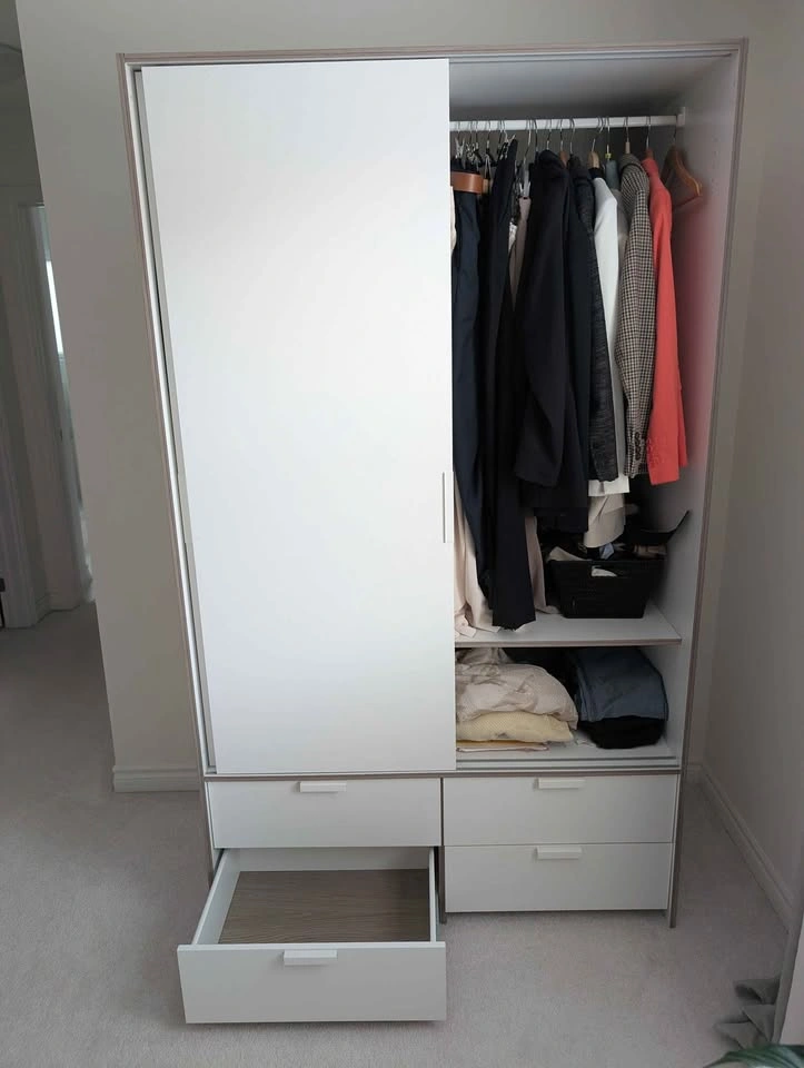 2 IKEA TRYSIL Wardrobes – Sliding Doors + 4 Drawers - photo 4
