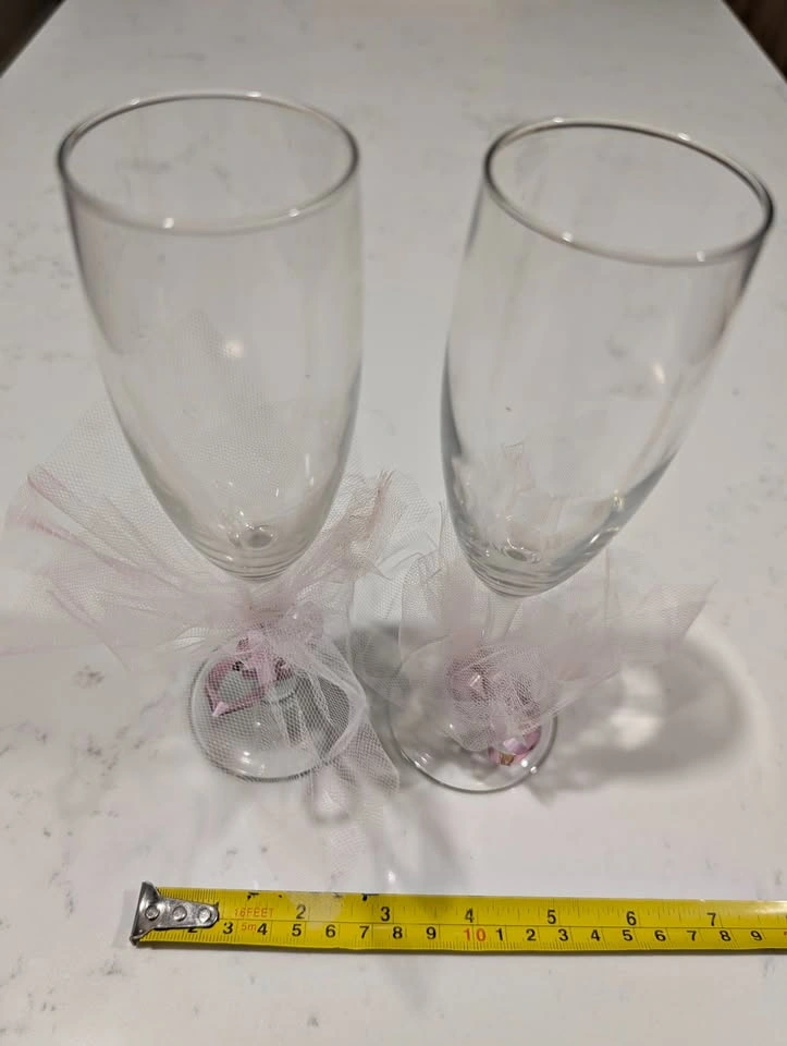 Pair of Champagne Glasses
