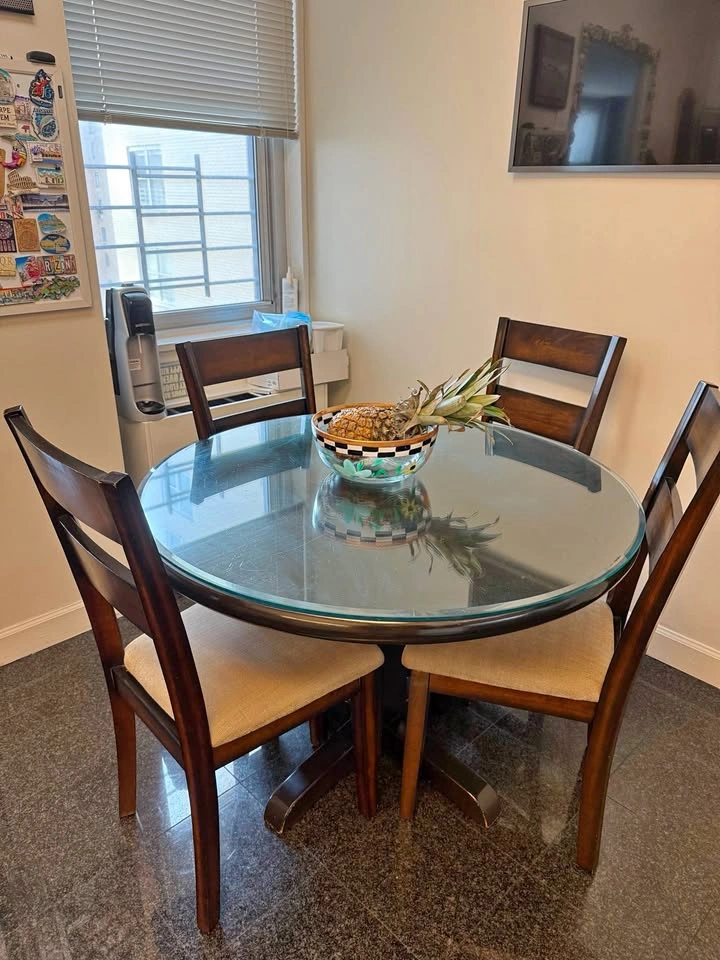 Kitchen table and four chairs