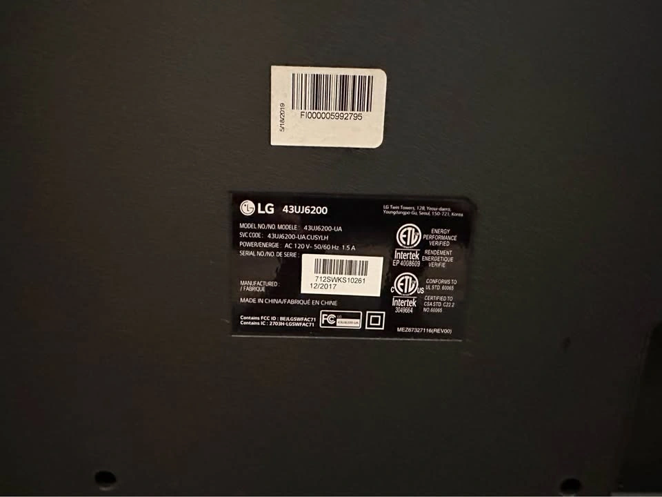 LG 4K UHD 43 inch Smart TV for sale - photo 5