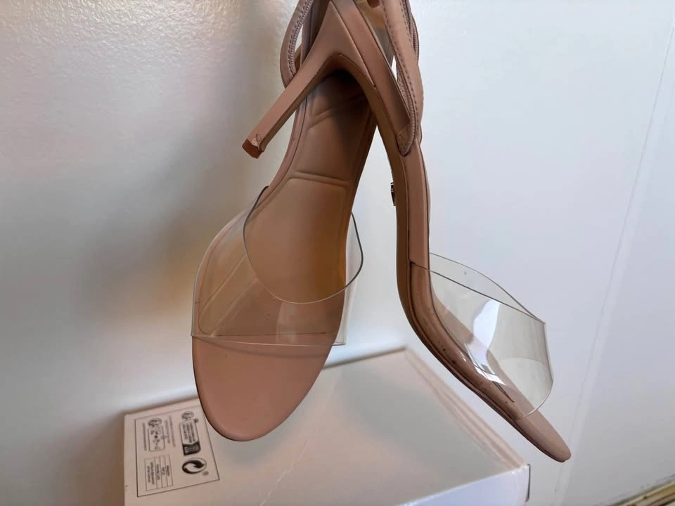 Aldo Clear Strap Slingback Heels - photo 2
