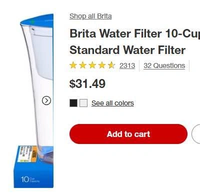 Brita 10-Cup Water Filter Pitcher - photo 2