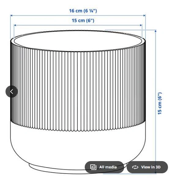 IKEA GRADVIS Plant Pot - photo 3