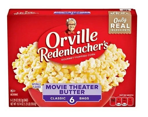 Orville Redenbacher's Movie Theater Butter Microwave Popcorn
