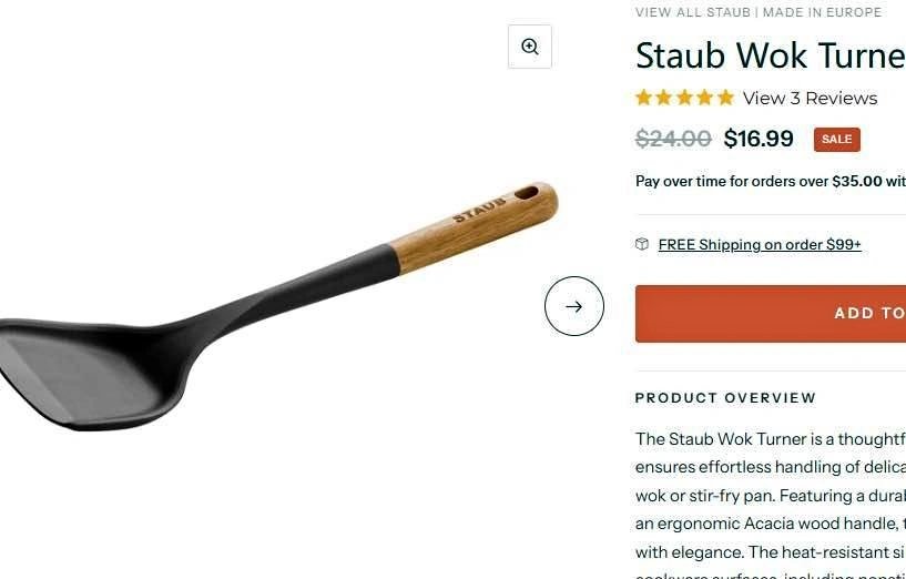 Staub Wok Turner