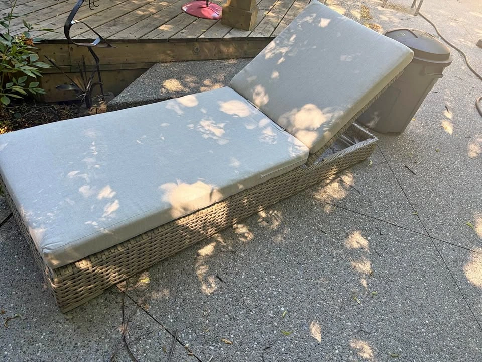 Outdoor patio Chaise lounge