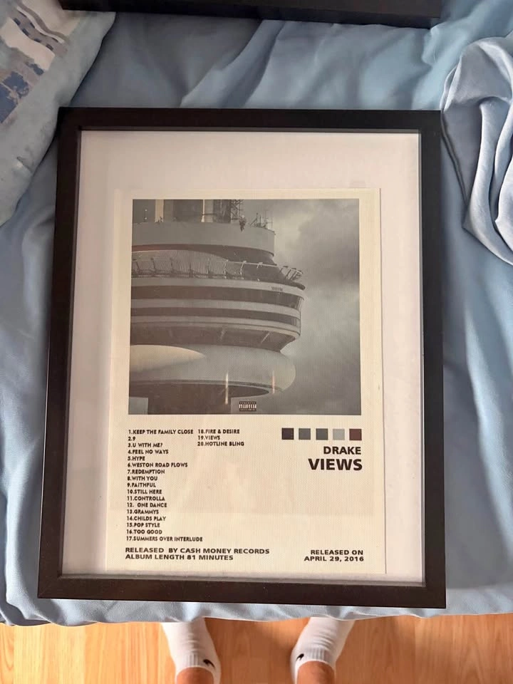 Drake posters (frames included)