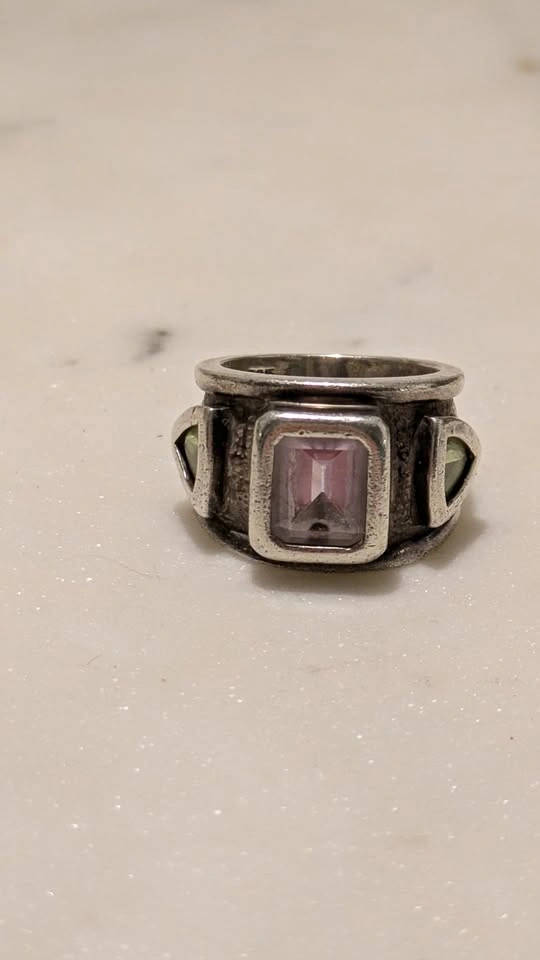 92.5% Sterling Silver Brutalist Ring