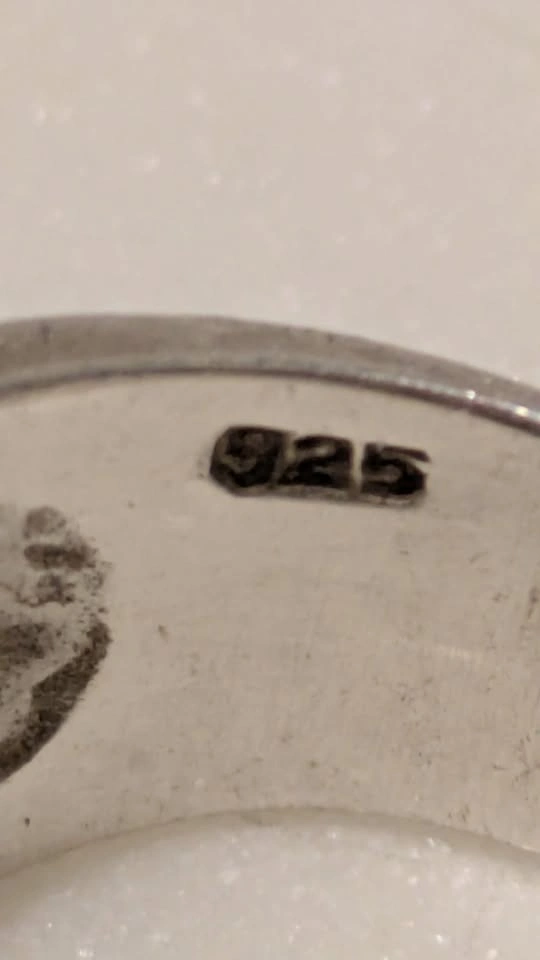 92.5% Sterling Silver Brutalist Ring - photo 3