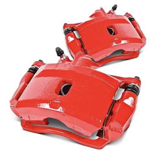 PowerStop S5044EB Front Red Caliper Pair for 07-18 Jeep JK