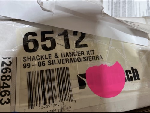 Belltech Shackle and Hanger Kit for 89-08 Chevy Silverado/Sierra - photo 2