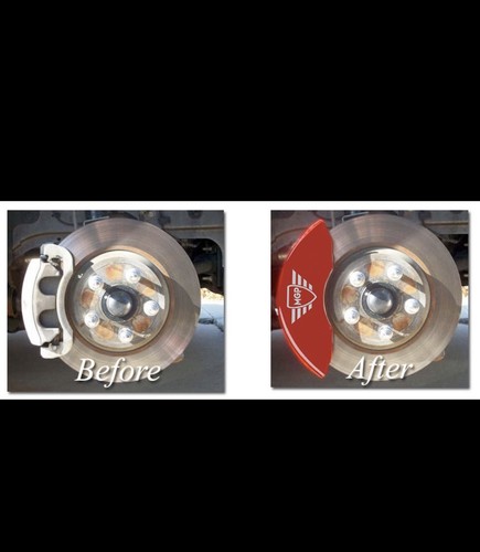 Land Rover Discovery Sport Front & Rear Red MGP Caliper Covers - photo 2