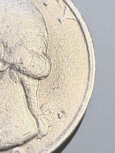 1980-D Washington Quarter Error Coin – Filled Mint Mark D