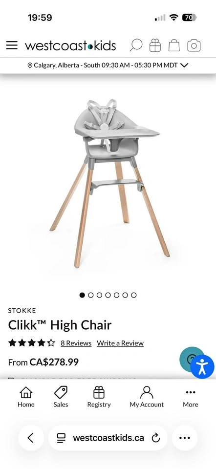Stokke Clikk High Chair + Catchy