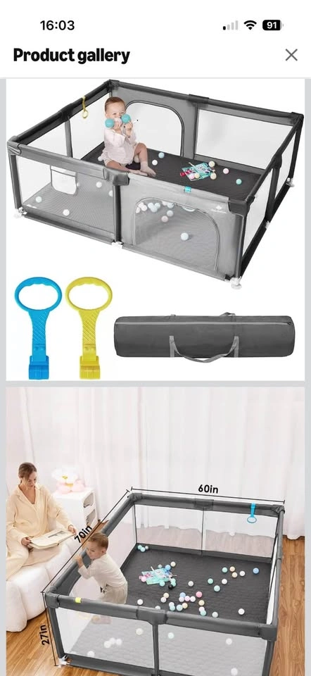 Baby/toddler playpen- Extra large - photo 2