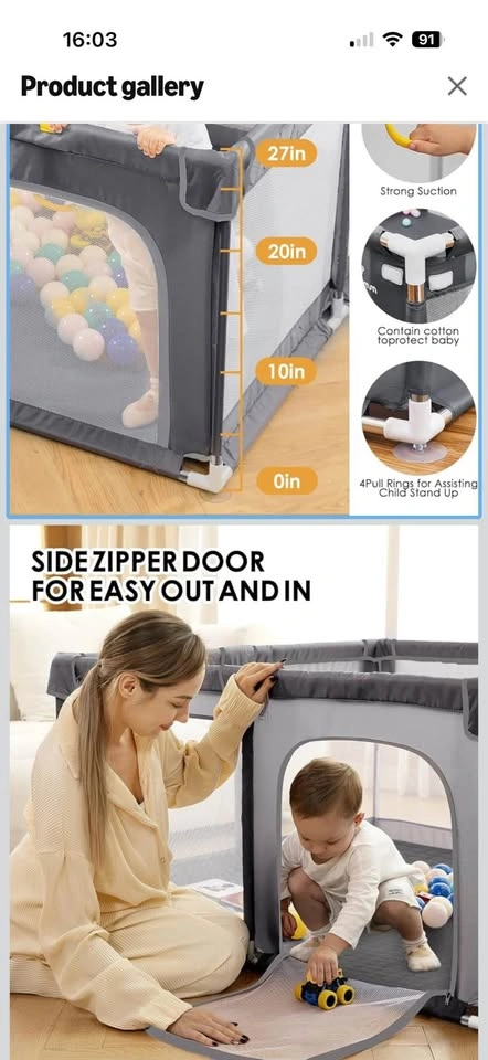 Baby/toddler playpen- Extra large - photo 3