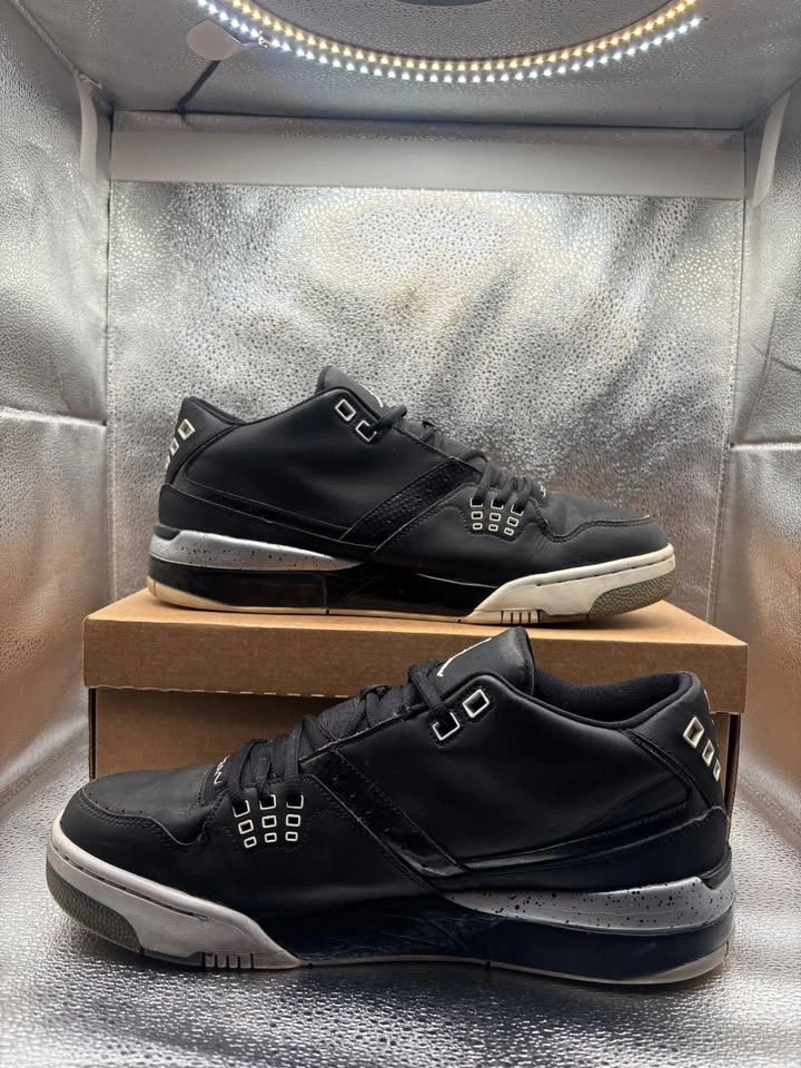Nike Air Jordan Flight 23 Black Metallic Silver - photo 5