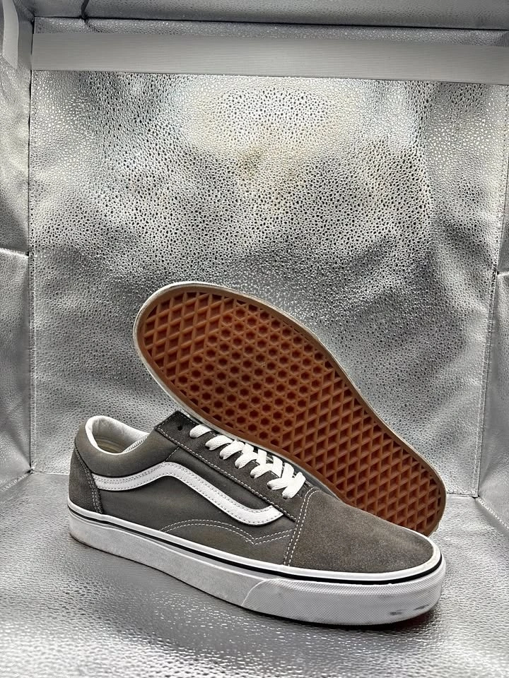 Vans low old school grey white