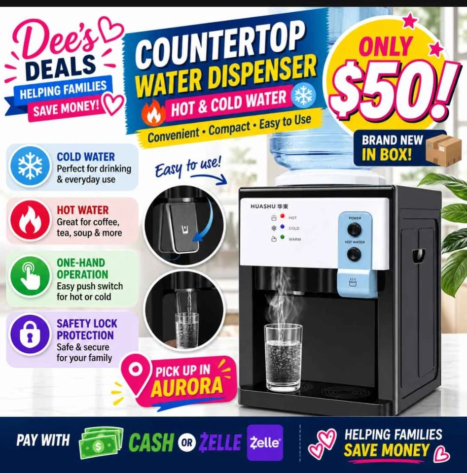 Countertop Water Dispenser BRAND new in box ONLY $50 - photo 2