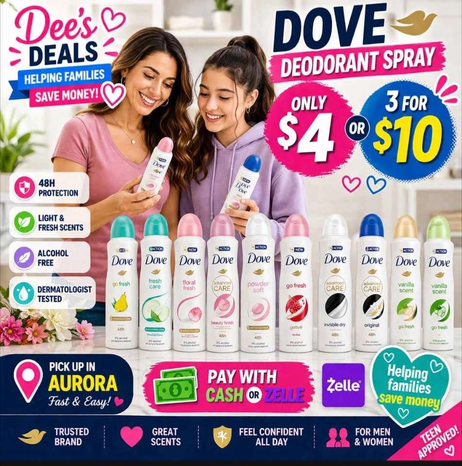 Dove Womens Deodorant $4 each or 3 for $10 - photo 2