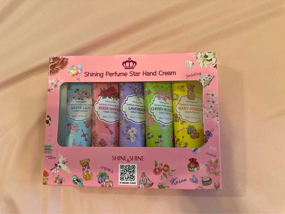 Korean hand cream- Shine & Shine Perfume Hand Cream Set (5-pack)