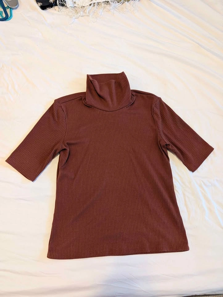 Annie50 Burnt Orange short sleeve top - photo 2