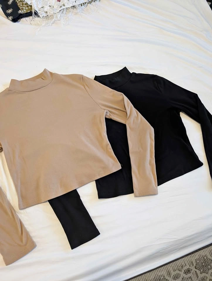 Amazon Cropped long sleeve bundle
