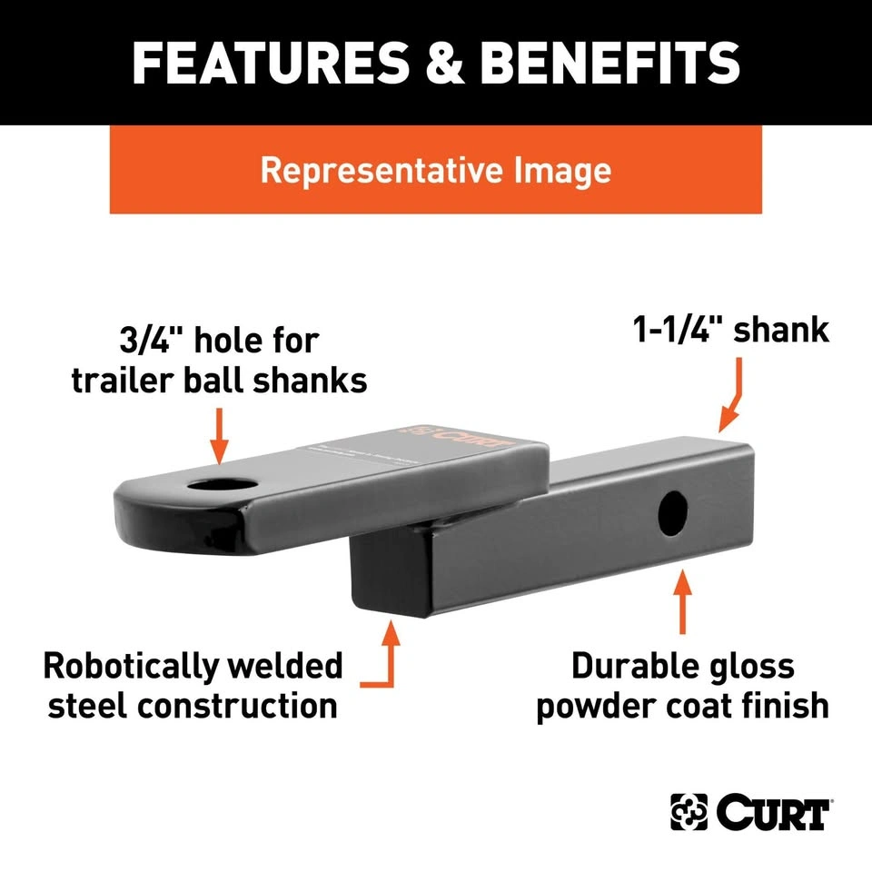 Class 2 trailer hitch ball mount, Power Fist - photo 4