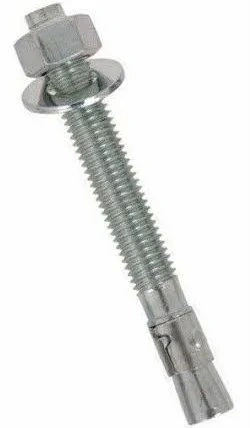 Concrete Anchors 1/2 Inch Wedge Anchors Bolts Zinc Plated - photo 2