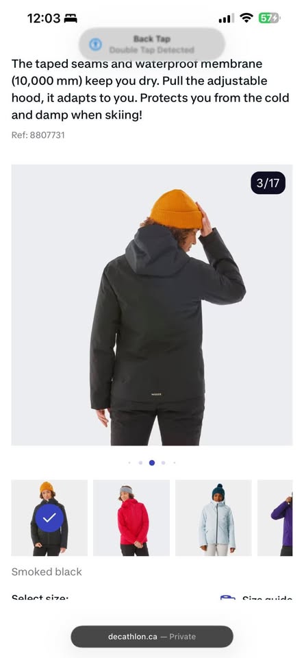 Wedze Women's Warm and Waterproof Ski and Snowboard Jacket - photo 5