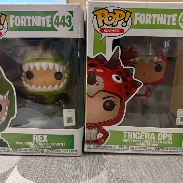 Fortnite Funko Pop Figure (Rex and Triceraops)