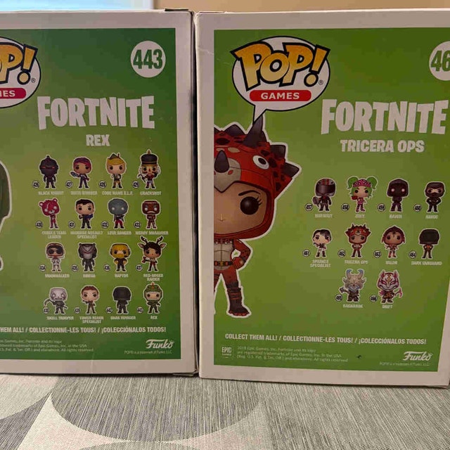Fortnite Funko Pop Figure (Rex and Triceraops) - photo 2