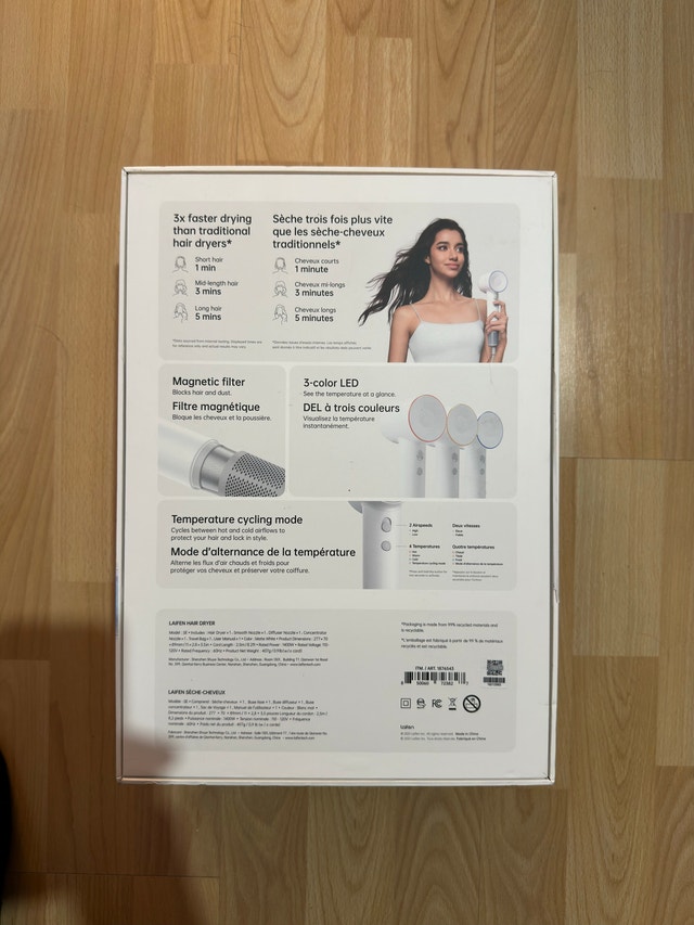 Laifen SE High-Speed Hair Dryer – Rarely Used – Like New - photo 5