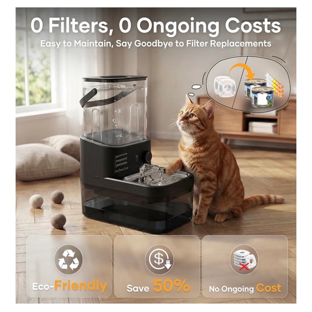 Automatic Water Dispenser for Cats & Dogs 3L Wireless - photo 5