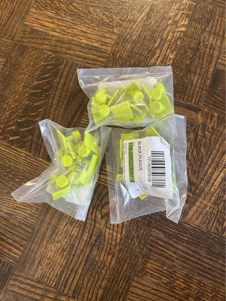 Black Plague Gang Green 20mm Square PDR Hail Tabs 30 pack - photo 2