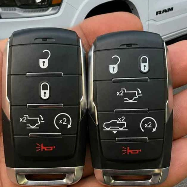 RAM 1500 Smart Key Fob – 5 or 6 Button remote