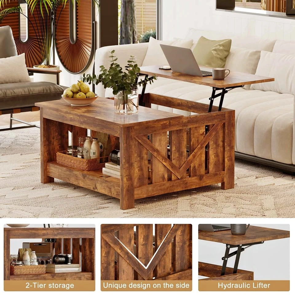 Lift top coffee table