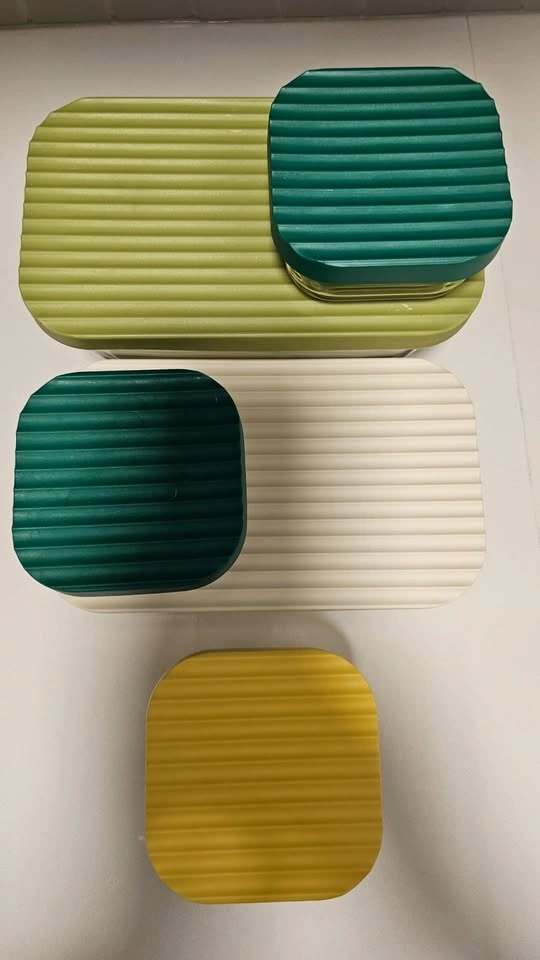 IKEA Glass Food Storage Container (5 pieces set) - photo 3